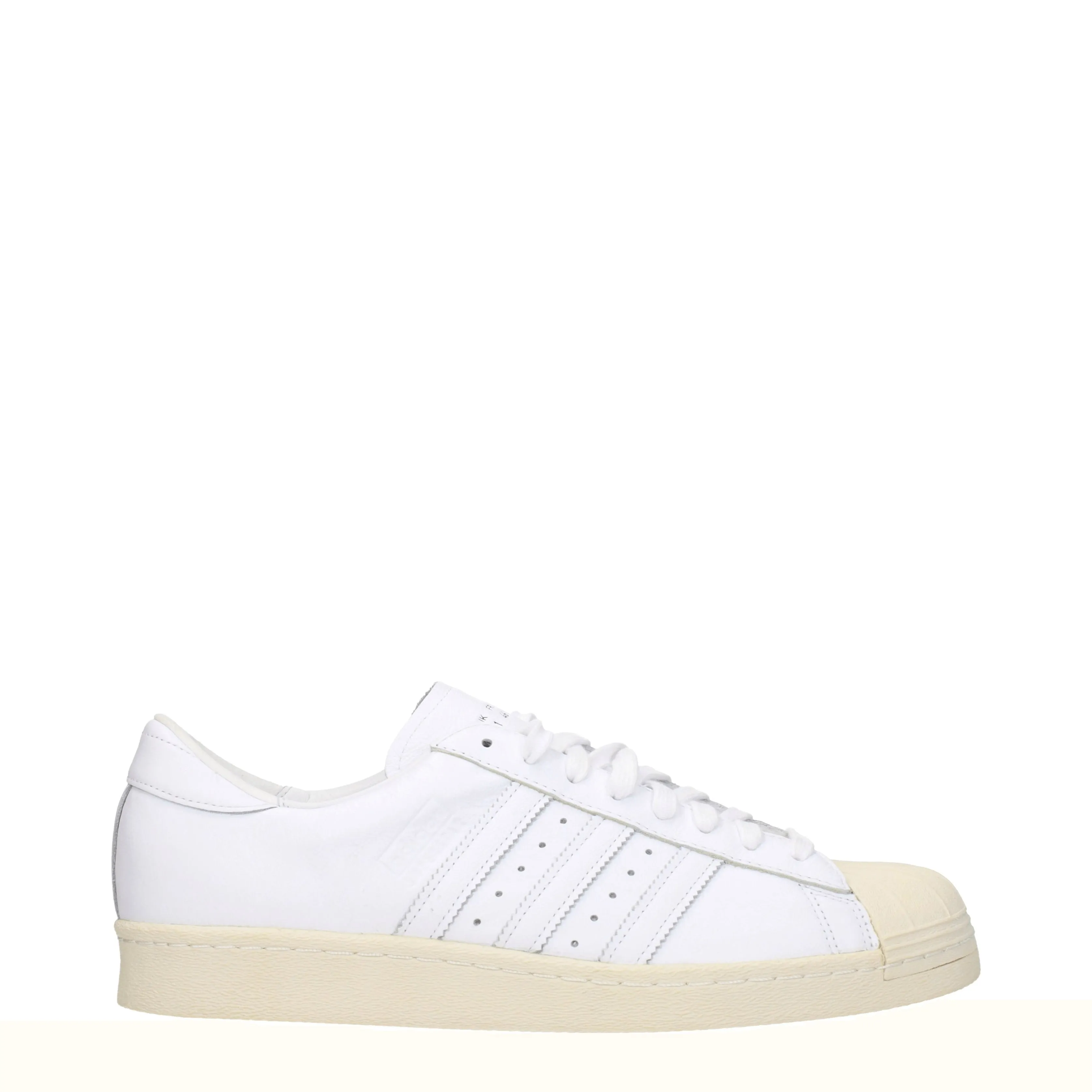 Adidas baskets superstar hommes en cuir blanc