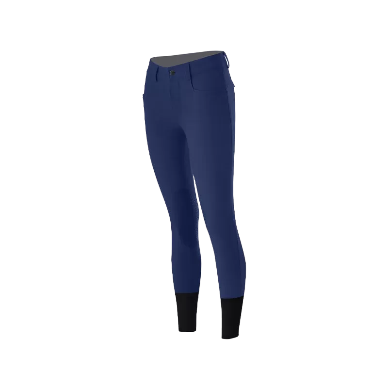 Animo Italia - Pantalon d'équitation femme avec grip AGS Noa bleu sera