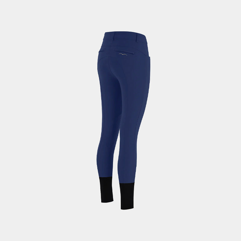 Animo Italia - Pantalon d'équitation femme avec grip AGS Noa bleu sera