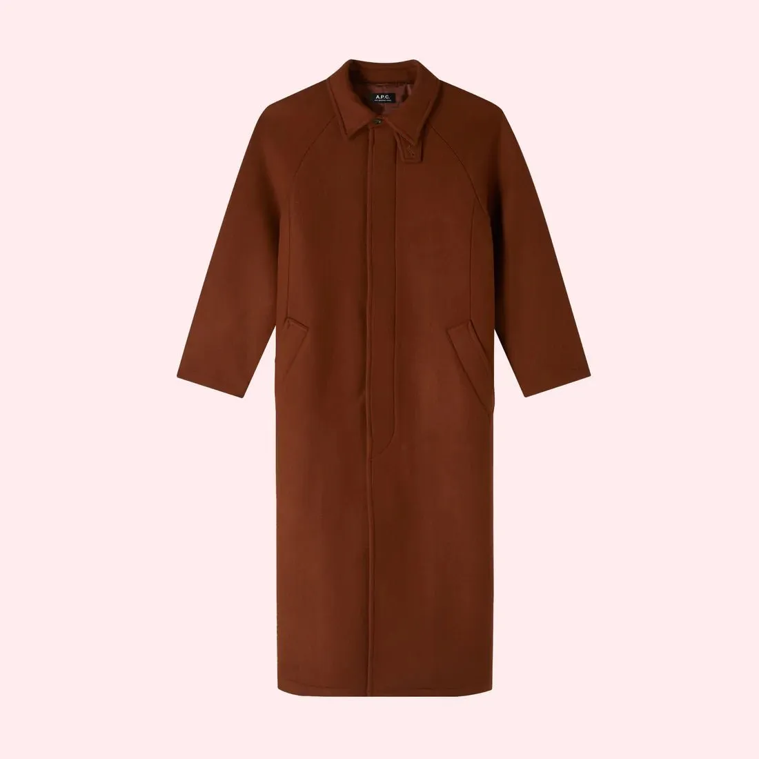 A.P.C - Manteau Gaia - Cognac