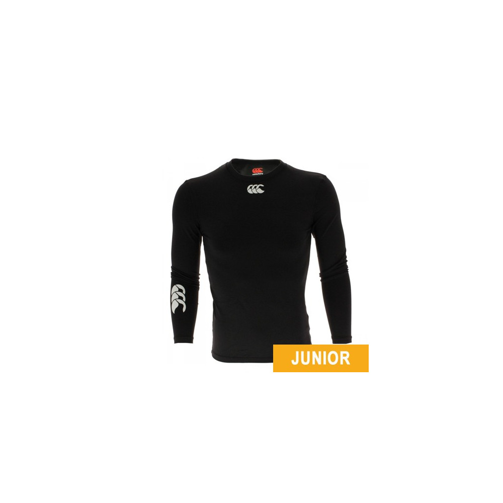 Baselayer enfant thermique hiver noir Canterbury - Boutique Ô Rugby