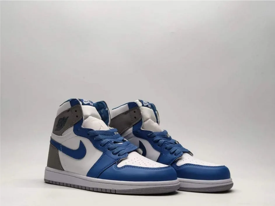 Baskets air Jordan 1 Retro High OG True Blue (PS)