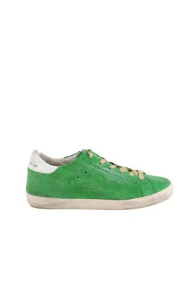 Baskets Superstar en daim  Golden Goose Superstar blanc. Matière principale daim. Taille 36.