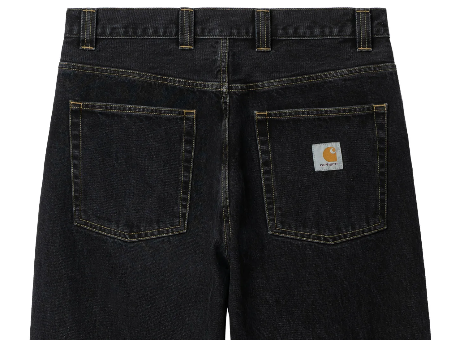 Carhartt WIP Brandon Pant Black Stone Washed