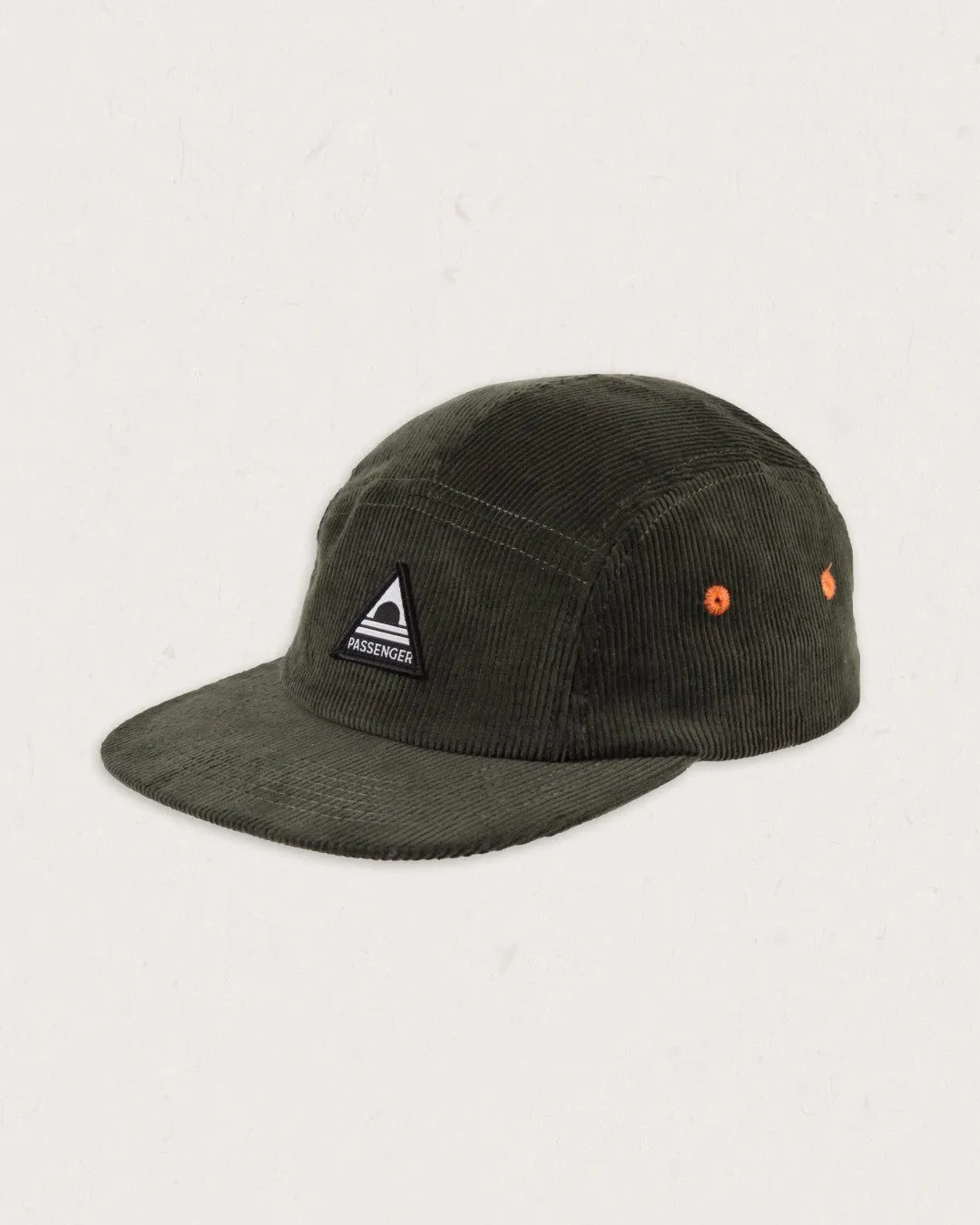 Casquette 5 panneaux en cordon recyclé Fixie - Khaki