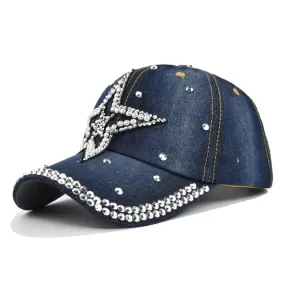 Casquette en Jean Étoile • 1001 Casquettes