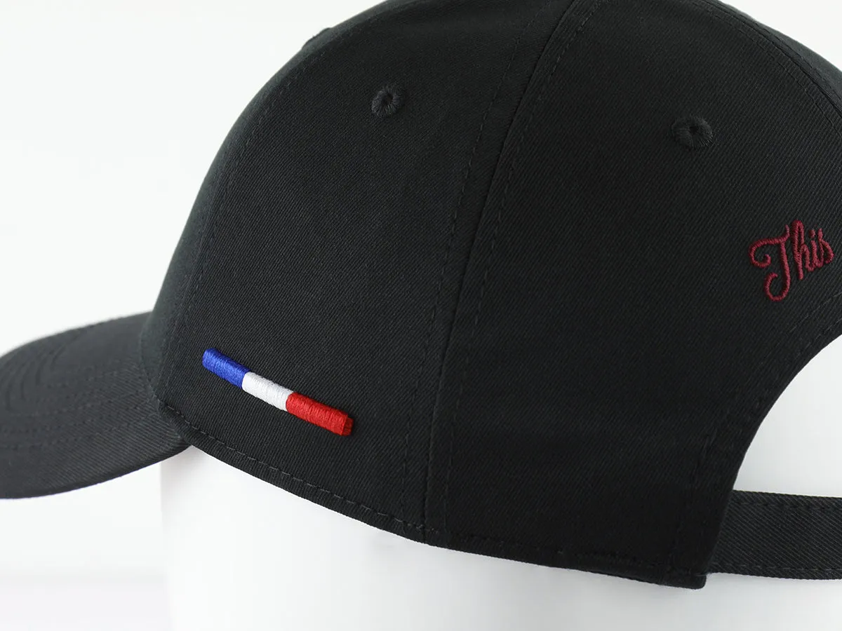 Casquette  Héritage  Coton Pop Noir