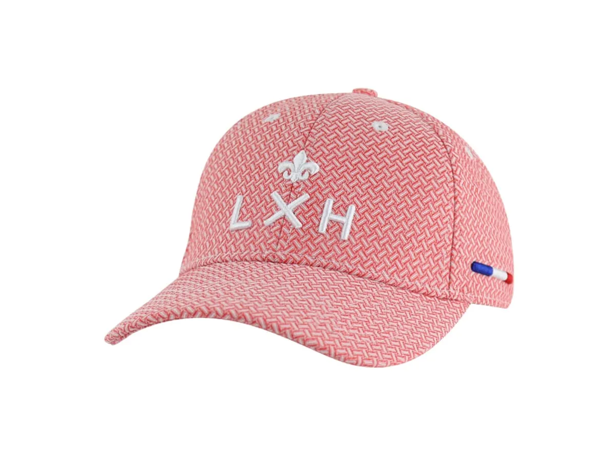 Casquette  Héritage  Motif Tissé Rouge