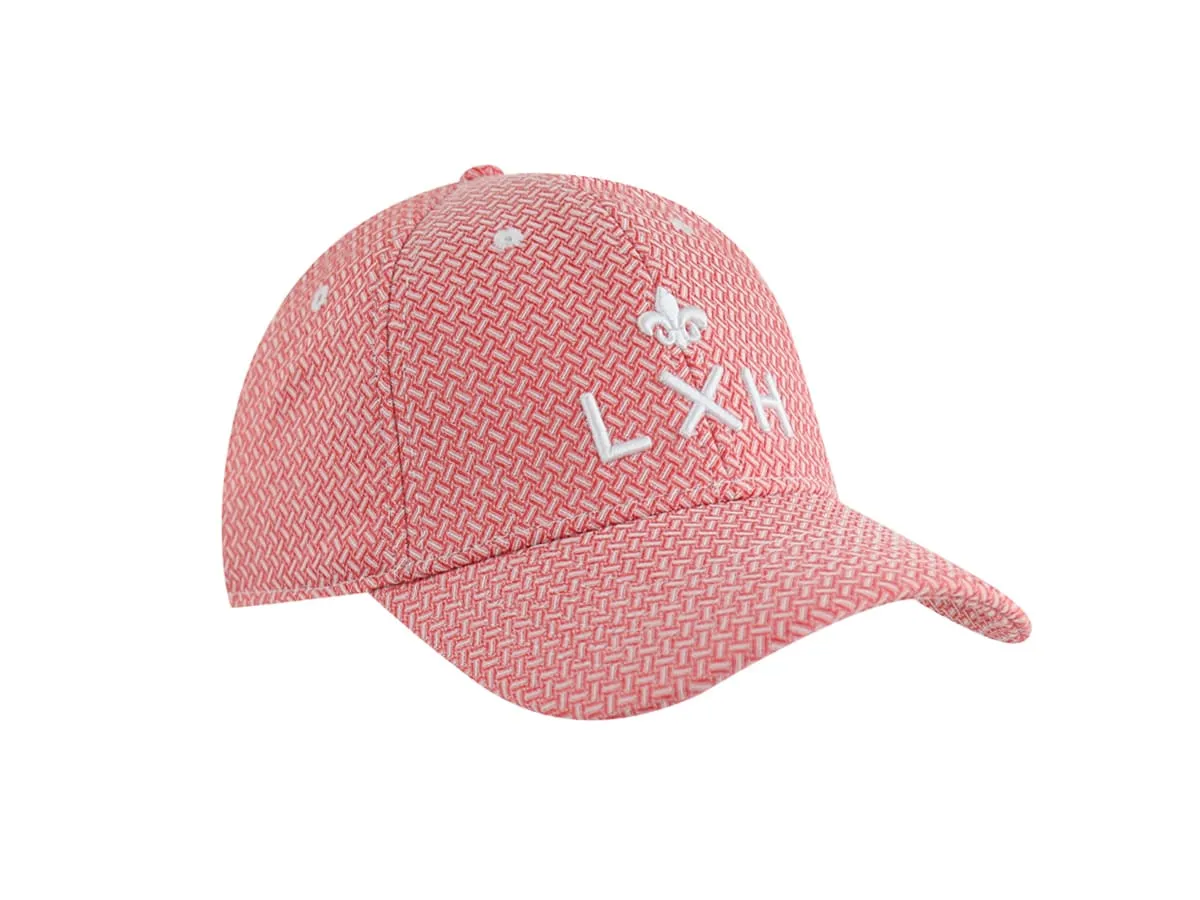 Casquette  Héritage  Motif Tissé Rouge