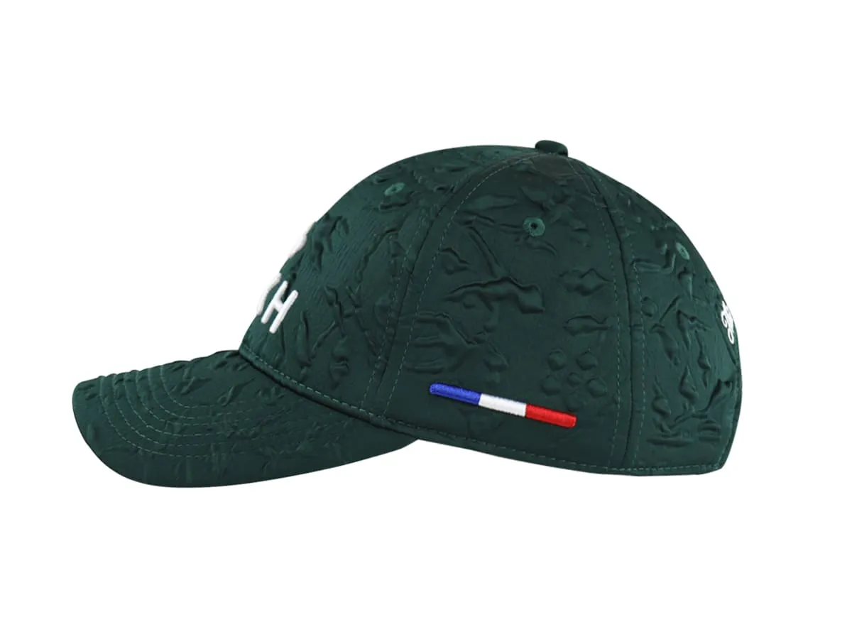 Casquette  Héritage  Satiné Soufflé Vert Forêt