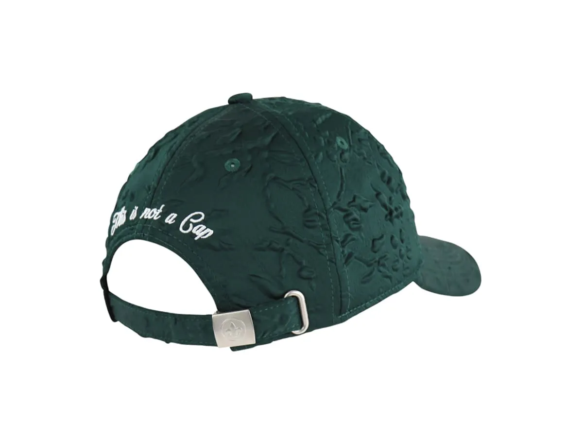 Casquette  Héritage  Satiné Soufflé Vert Forêt