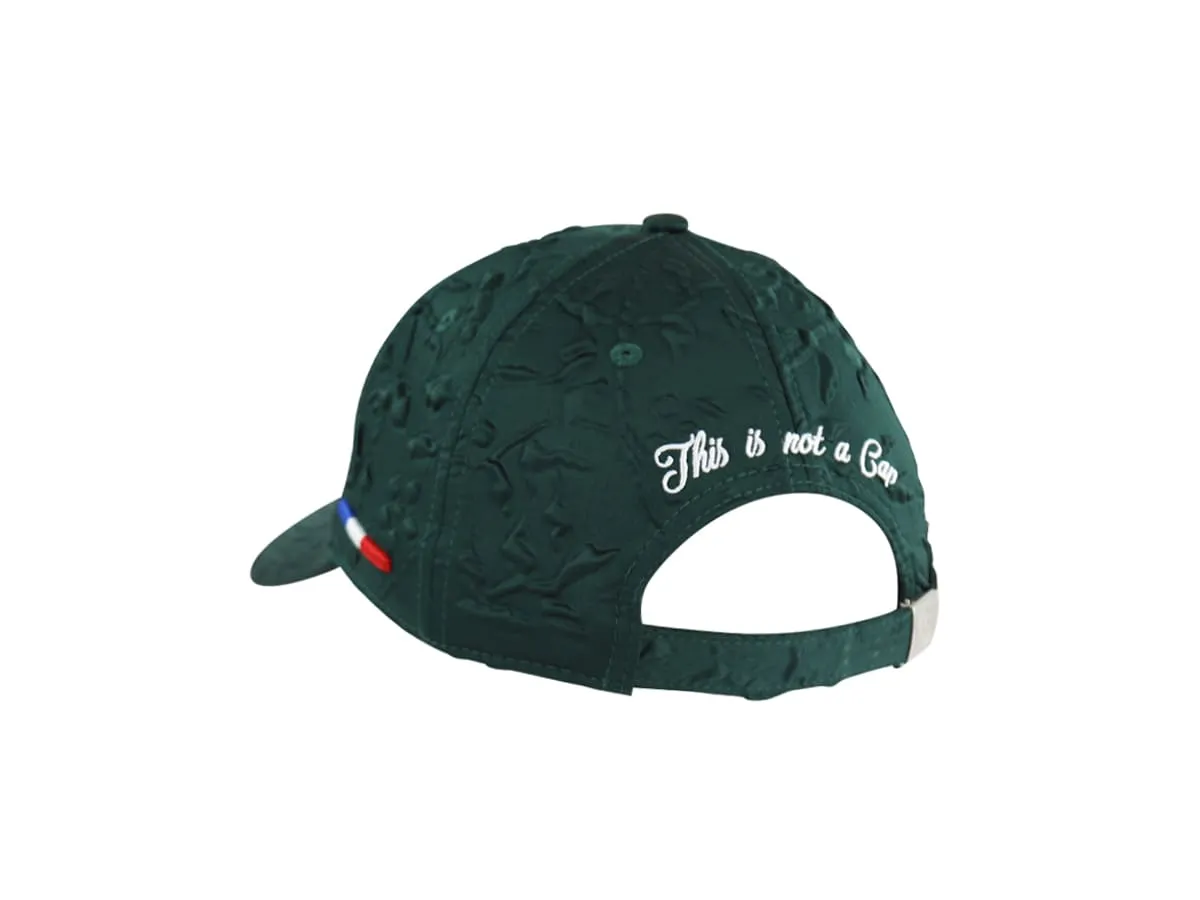 Casquette  Héritage  Satiné Soufflé Vert Forêt