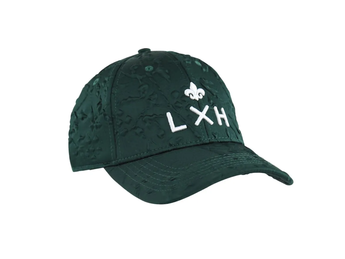 Casquette  Héritage  Satiné Soufflé Vert Forêt