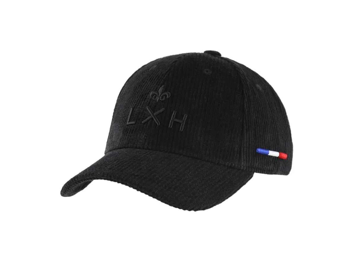 Casquette  Héritage  Velours Ctelé Full Noir