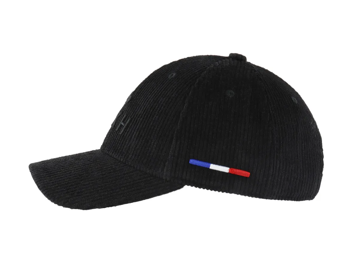 Casquette  Héritage  Velours Ctelé Full Noir