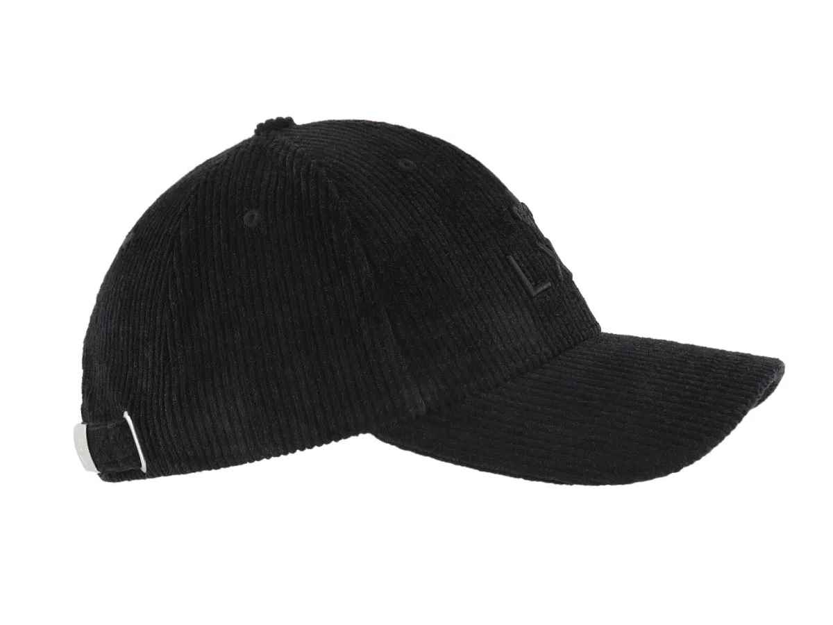 Casquette  Héritage  Velours Ctelé Full Noir