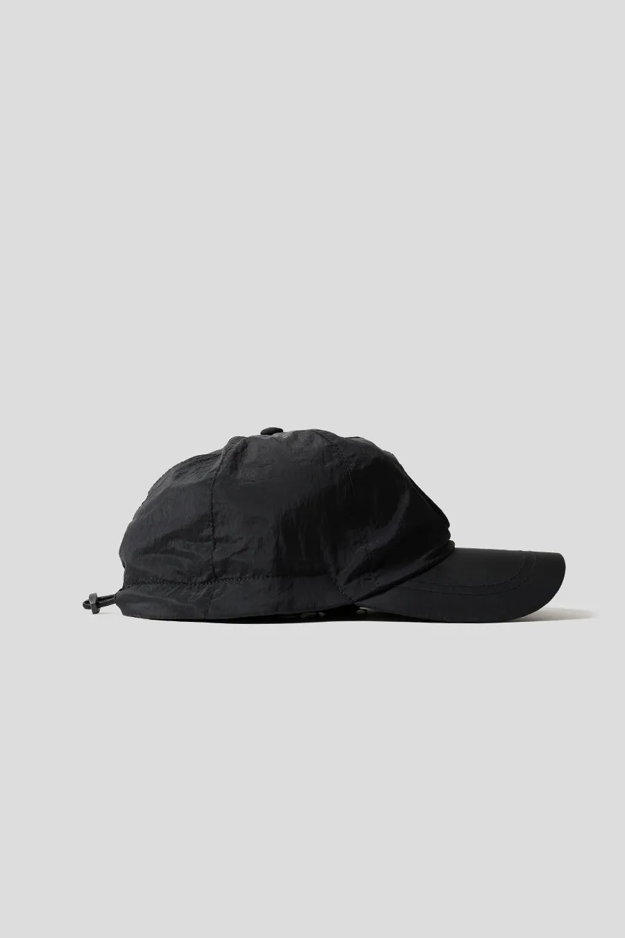 CASQUETTE NYLON METAL NOIRE