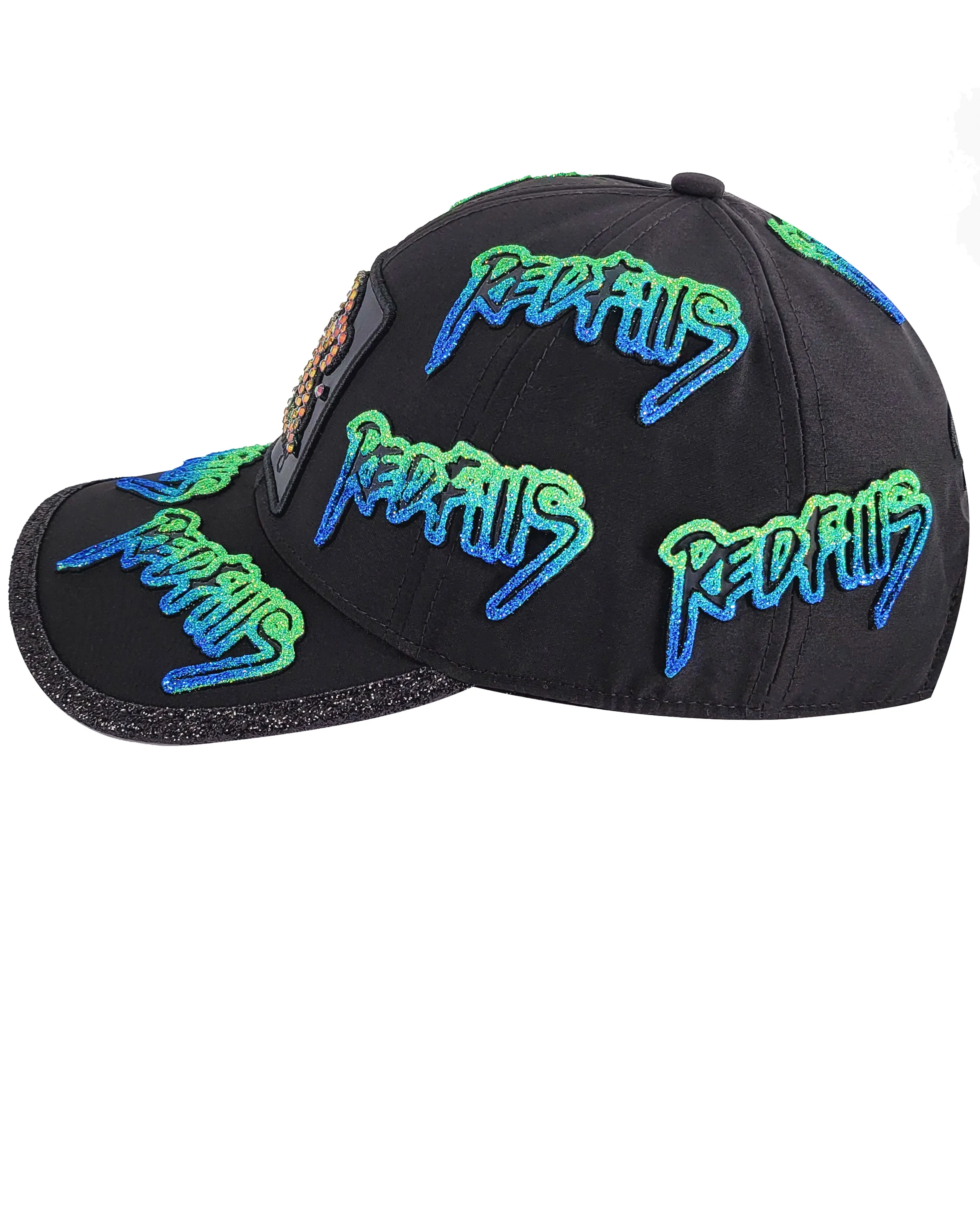 CASQUETTE REDFILLS SIGNATURE FULL IRIDESCENT GREENBLUE DELUXE