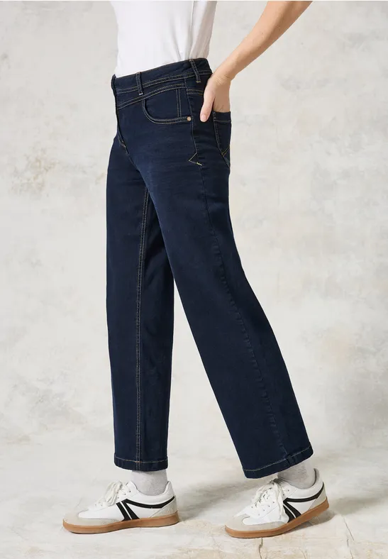 CECIL Jeans rinsed à jambes larges  - Style NEELE