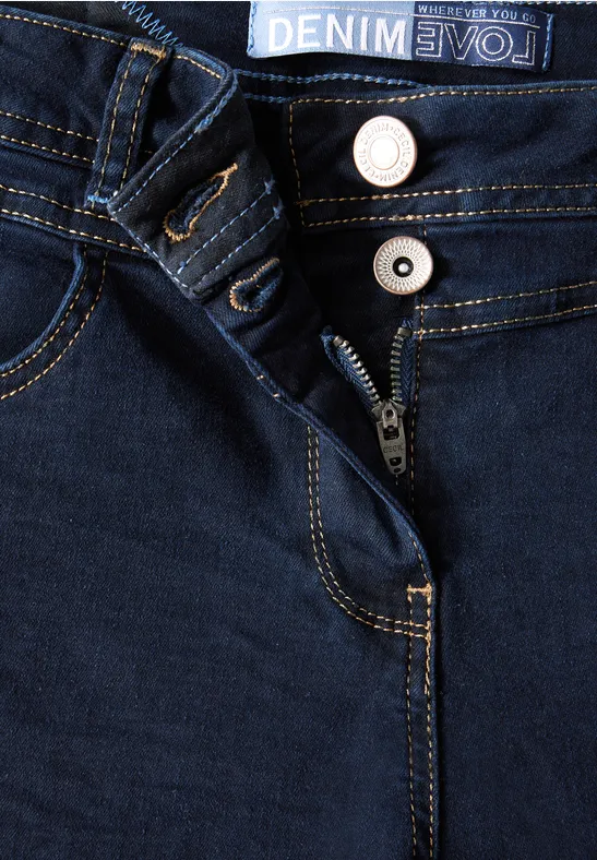 CECIL Jeans rinsed à jambes larges  - Style NEELE