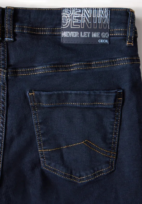 CECIL Jeans rinsed à jambes larges  - Style NEELE