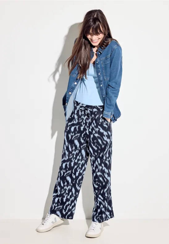 CECIL Pantalon culotte à motifs  - Style NEELE