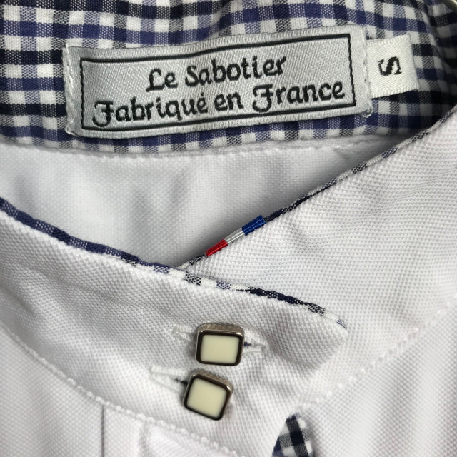 Chemise concours le Sabotier blanc/vichy