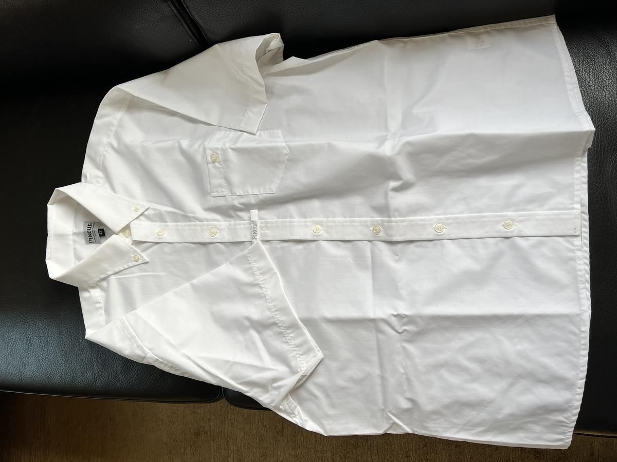 CHEMISE DE CONCOURS (homme) (Blanche, Manche courte) PIKEUR