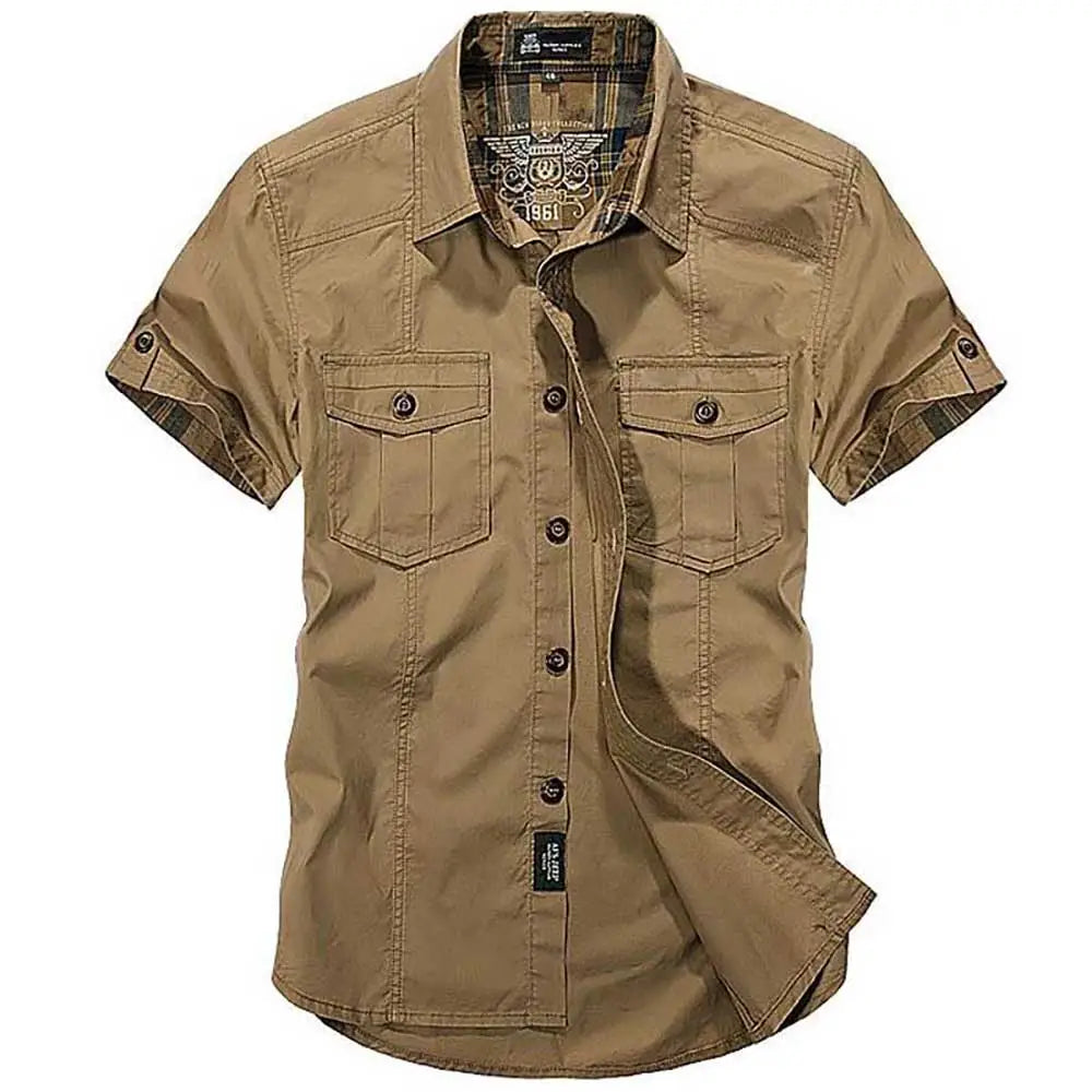 Chemise militaire manche