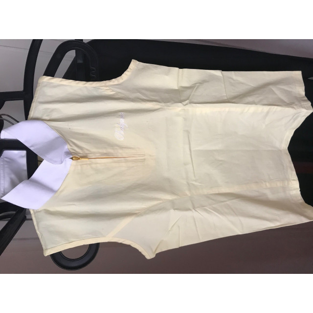 Chemise sans manches de concours// ffe balzane// jaune et blanc