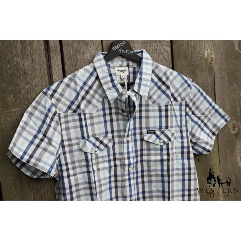 CHEMISE WRANGLER MANCHE COURTE