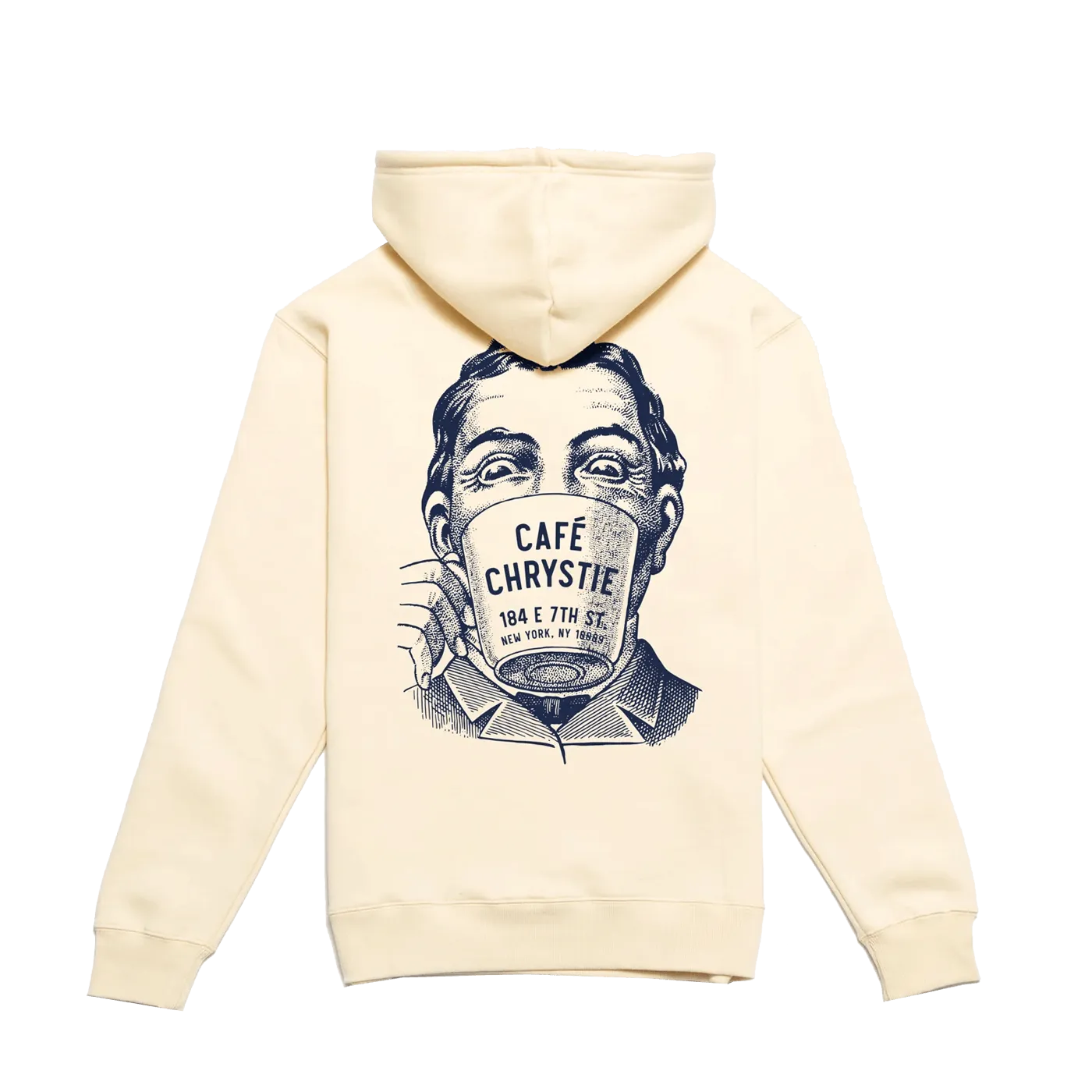 Chrystie NYC Cafe Chrystie Hoodie Creme