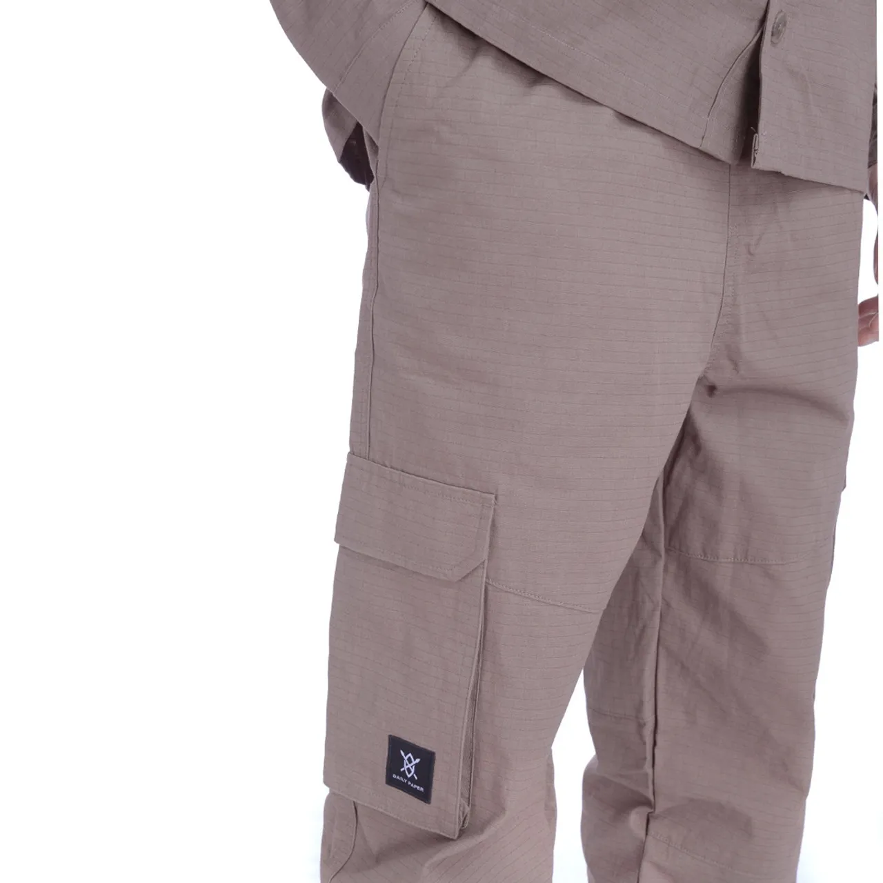 Daily Paper Pantalon cargo taupe