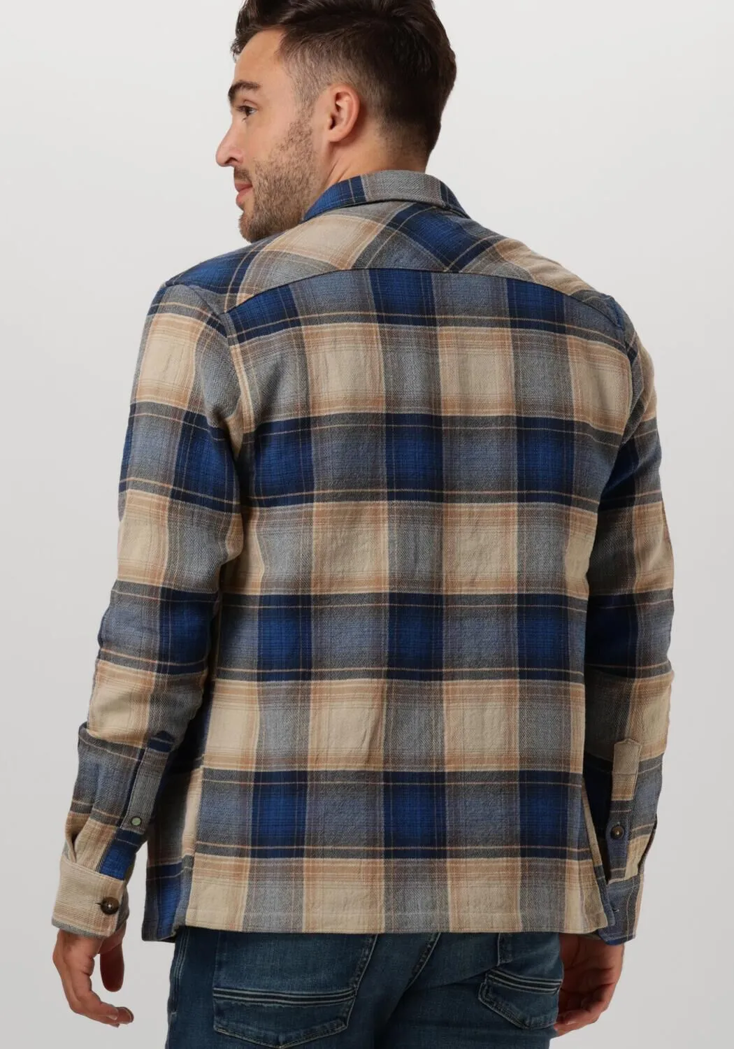 dstrezzed surchemise corey overshirt en bleu