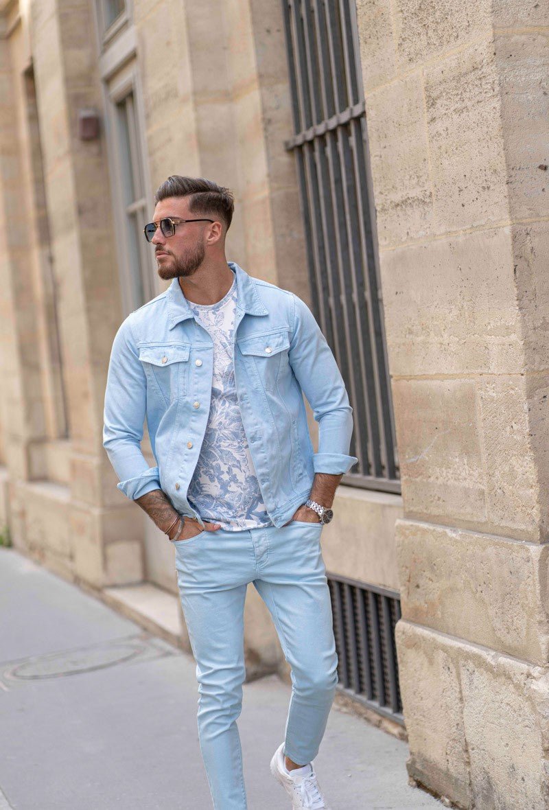 Ensemble jean veste pantalon