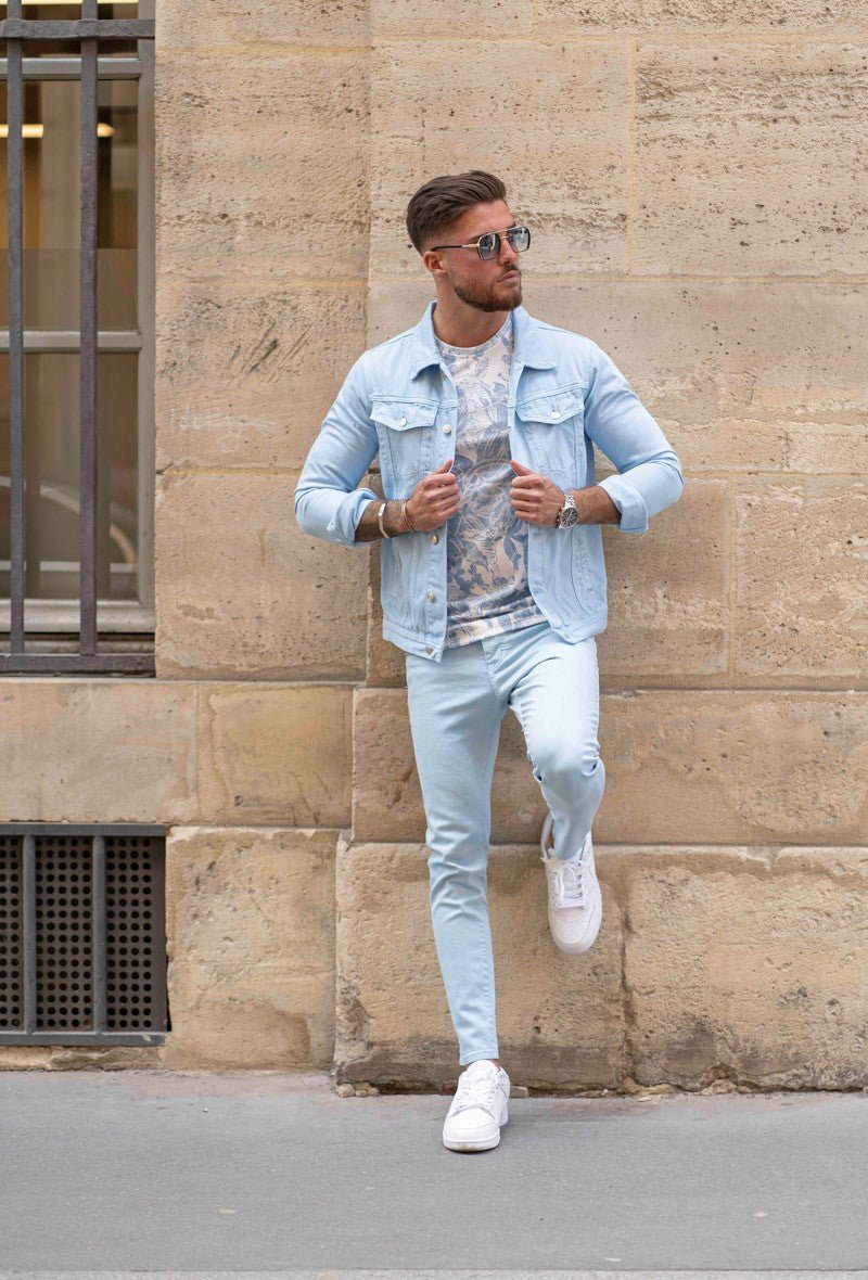 Ensemble jean veste pantalon