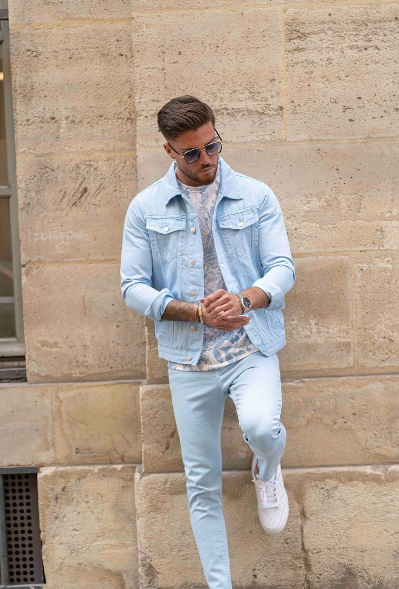 Ensemble jean veste pantalon