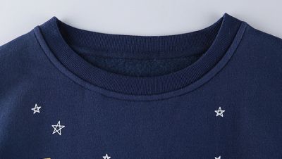 Ensemble Pull et Jupe avec Imprimé Etoiles et Diamants