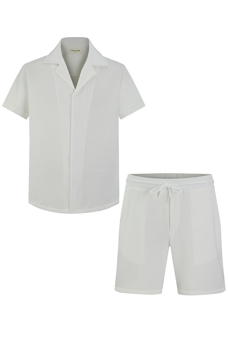 Ensemble short et chemise classique