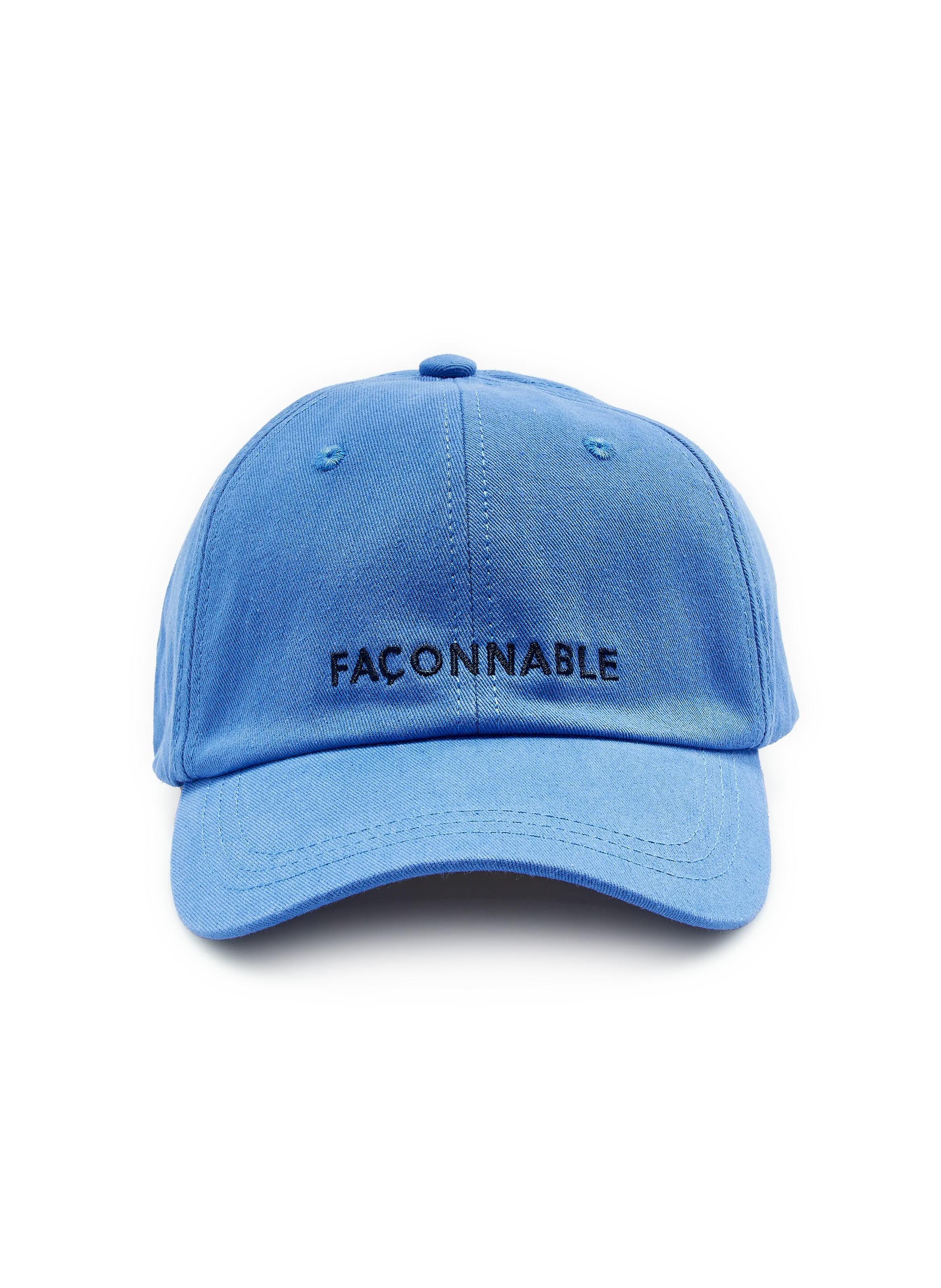 FACONNABLE  Casquette à logo en coton  - Bleu