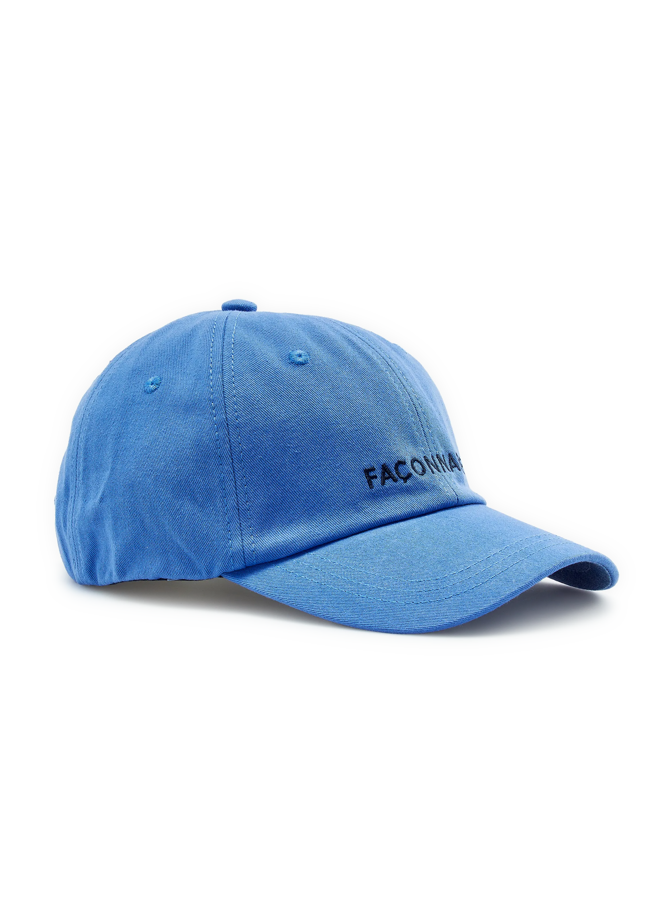 FACONNABLE  Casquette à logo en coton  - Bleu