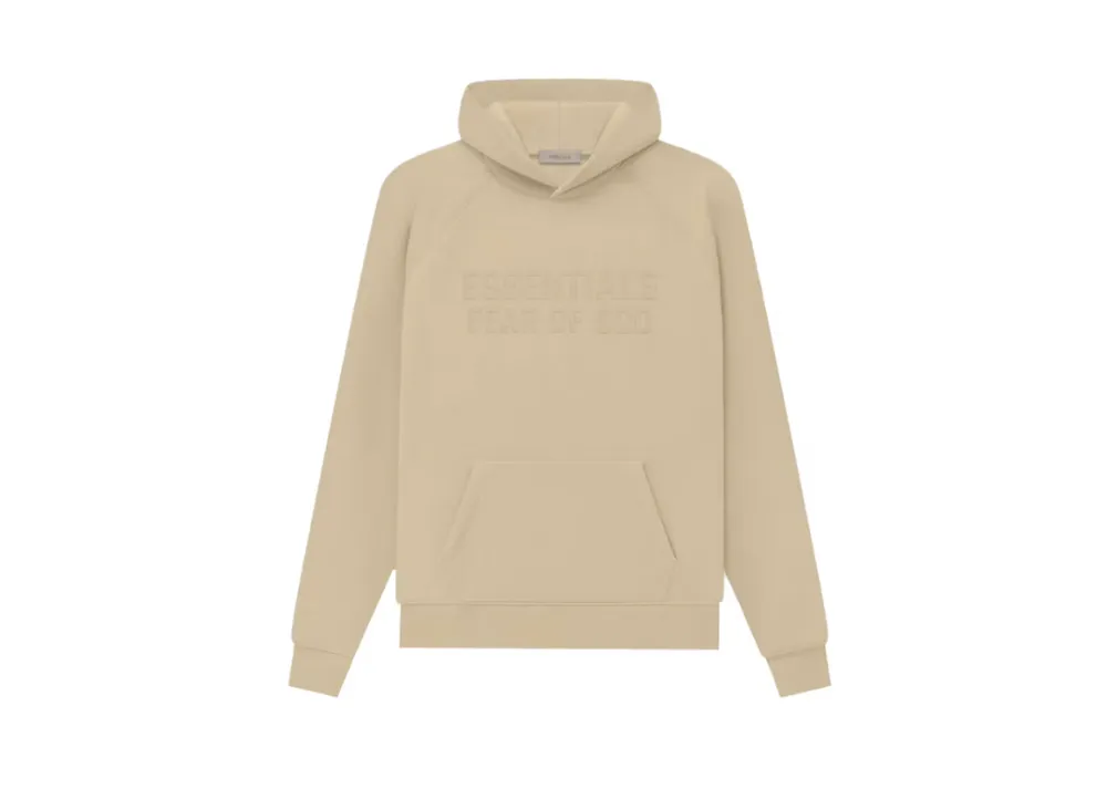 Fear Of God Essentials Hoodie Sand