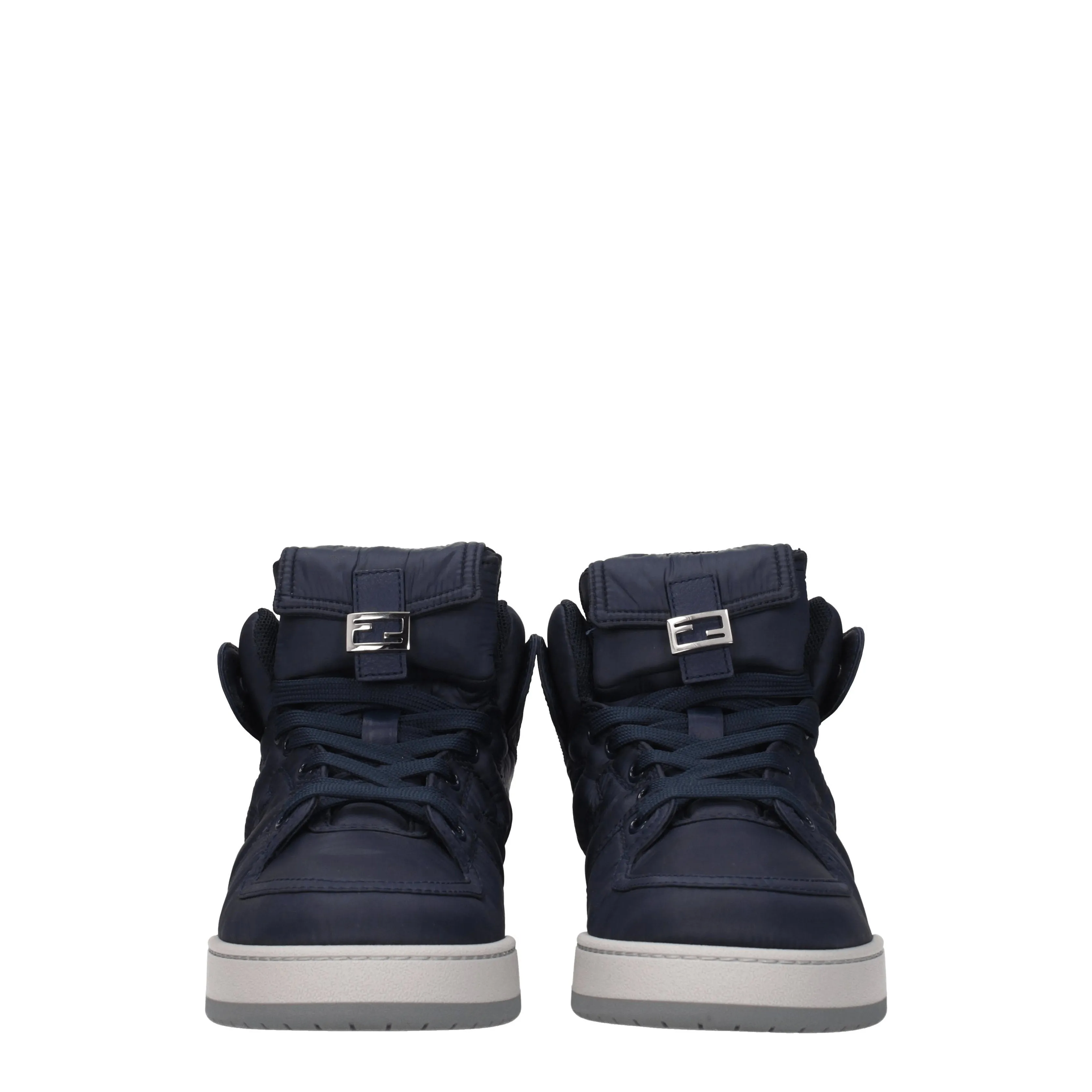 Fendi baskets hommes tissu bleu