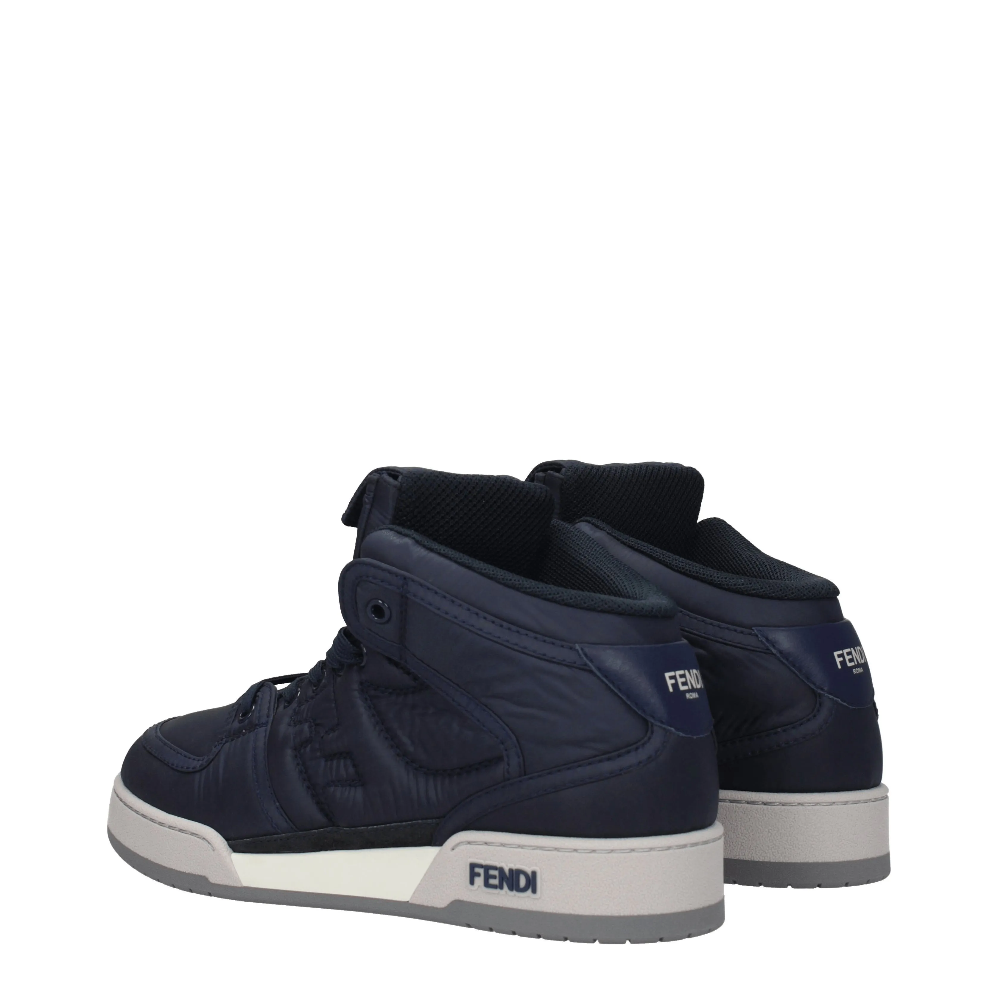 Fendi baskets hommes tissu bleu