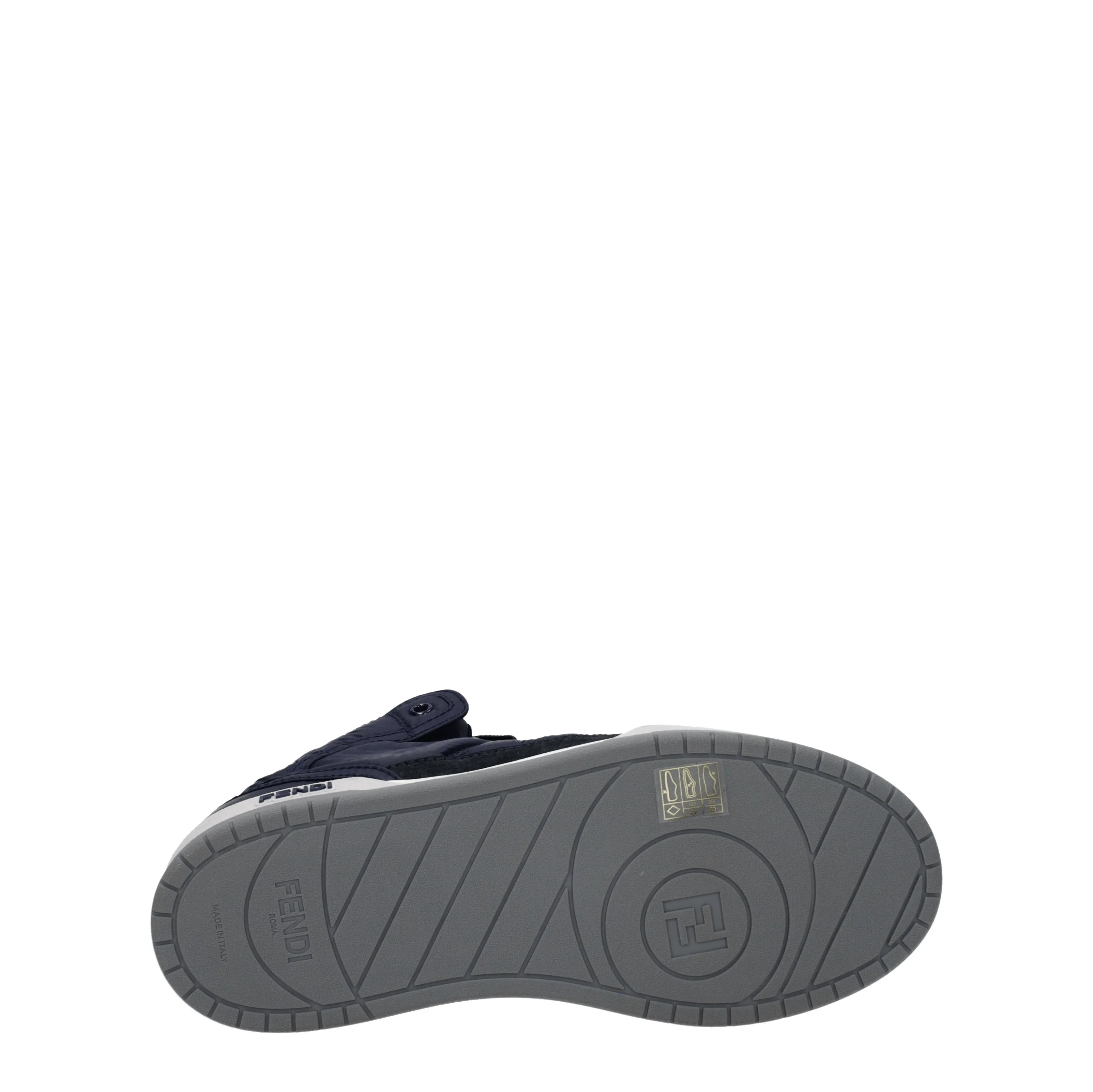 Fendi baskets hommes tissu bleu