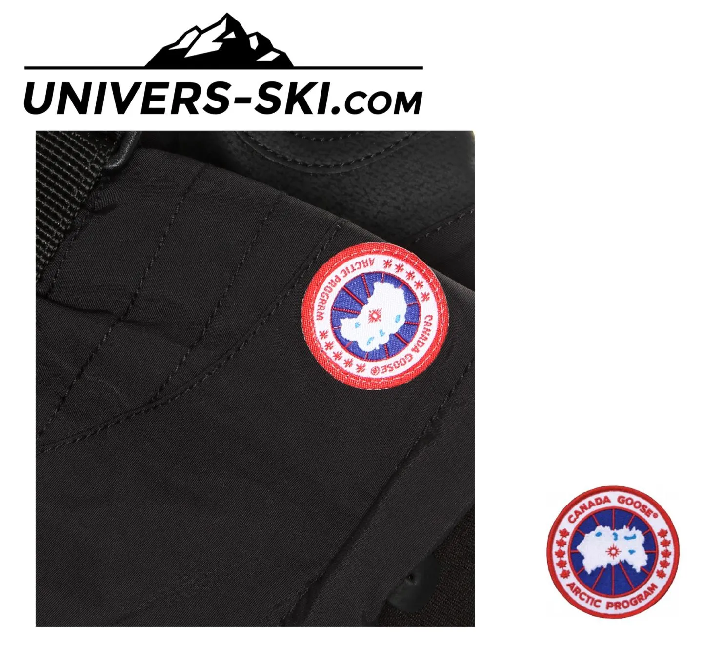 Gant moufles de ski Canada Goose Femme Noir 2025