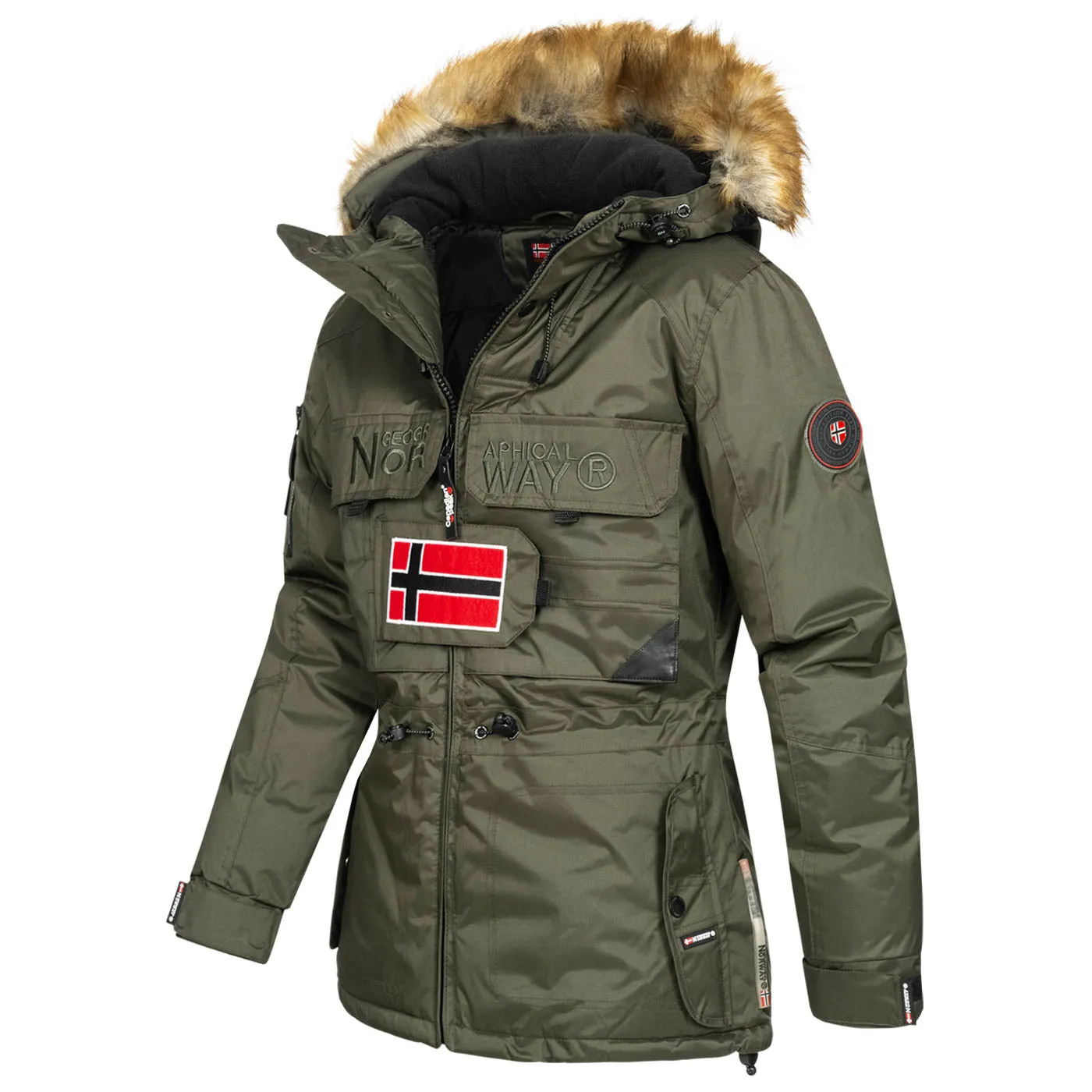 Geographical Norway Bellaciao Femme - Parka Kaki