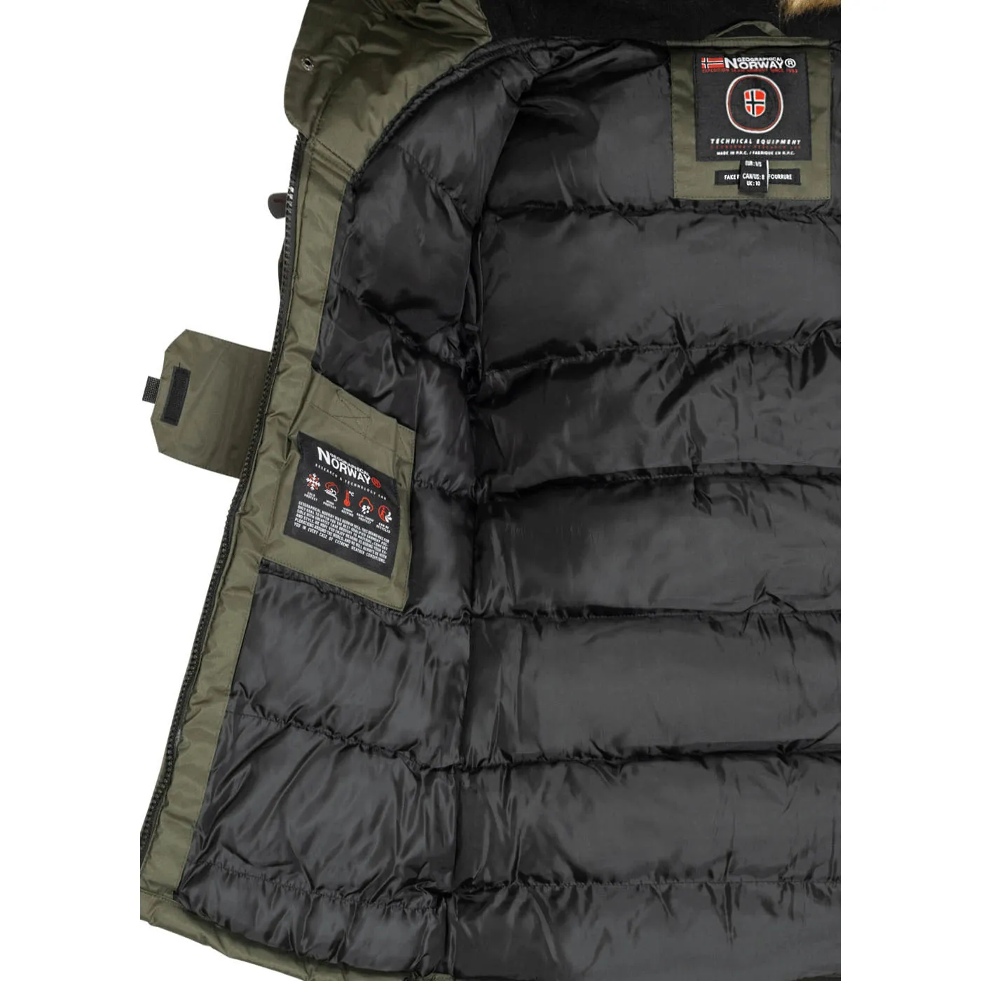 Geographical Norway Bellaciao Femme - Parka Kaki