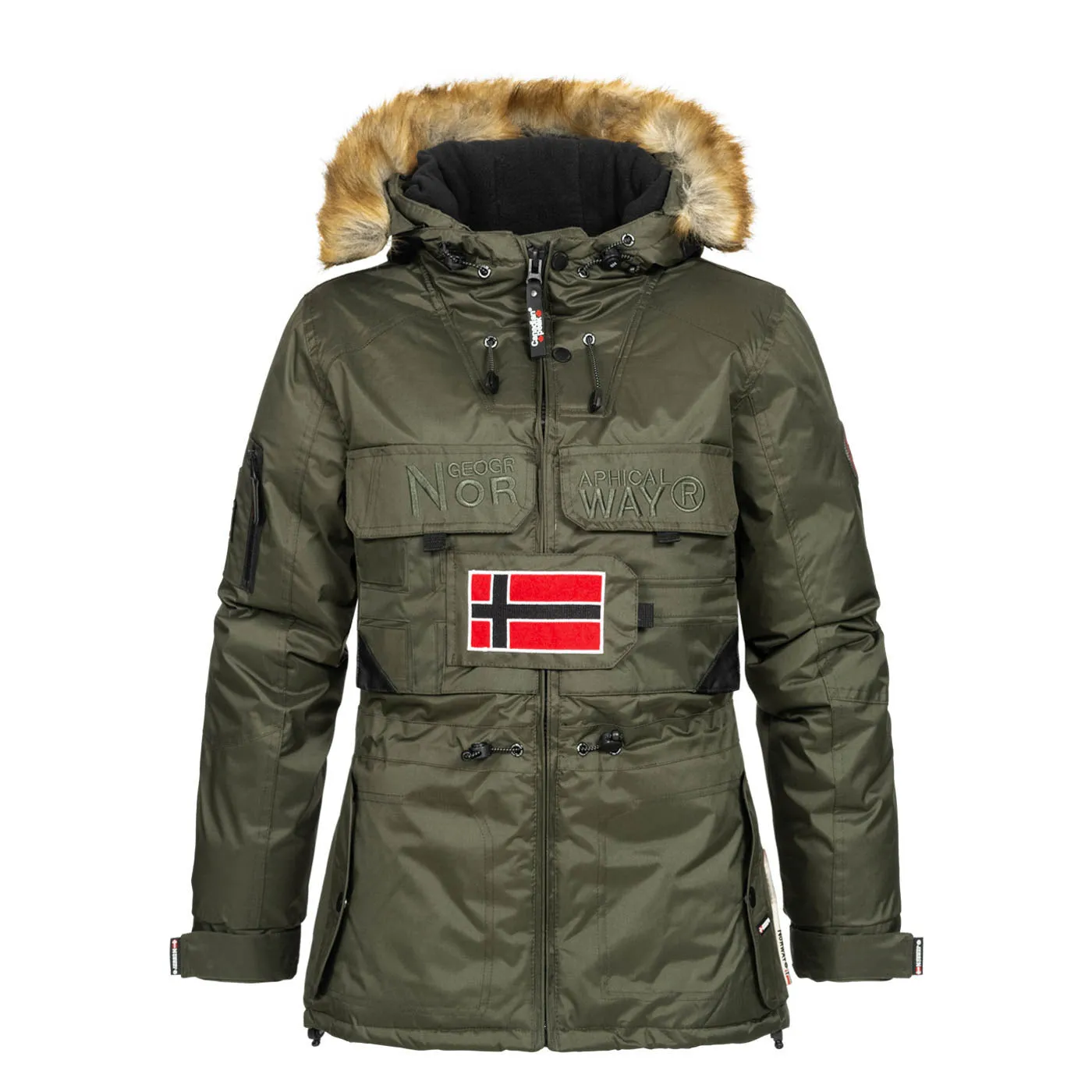 Geographical Norway Bellaciao Femme - Parka Kaki