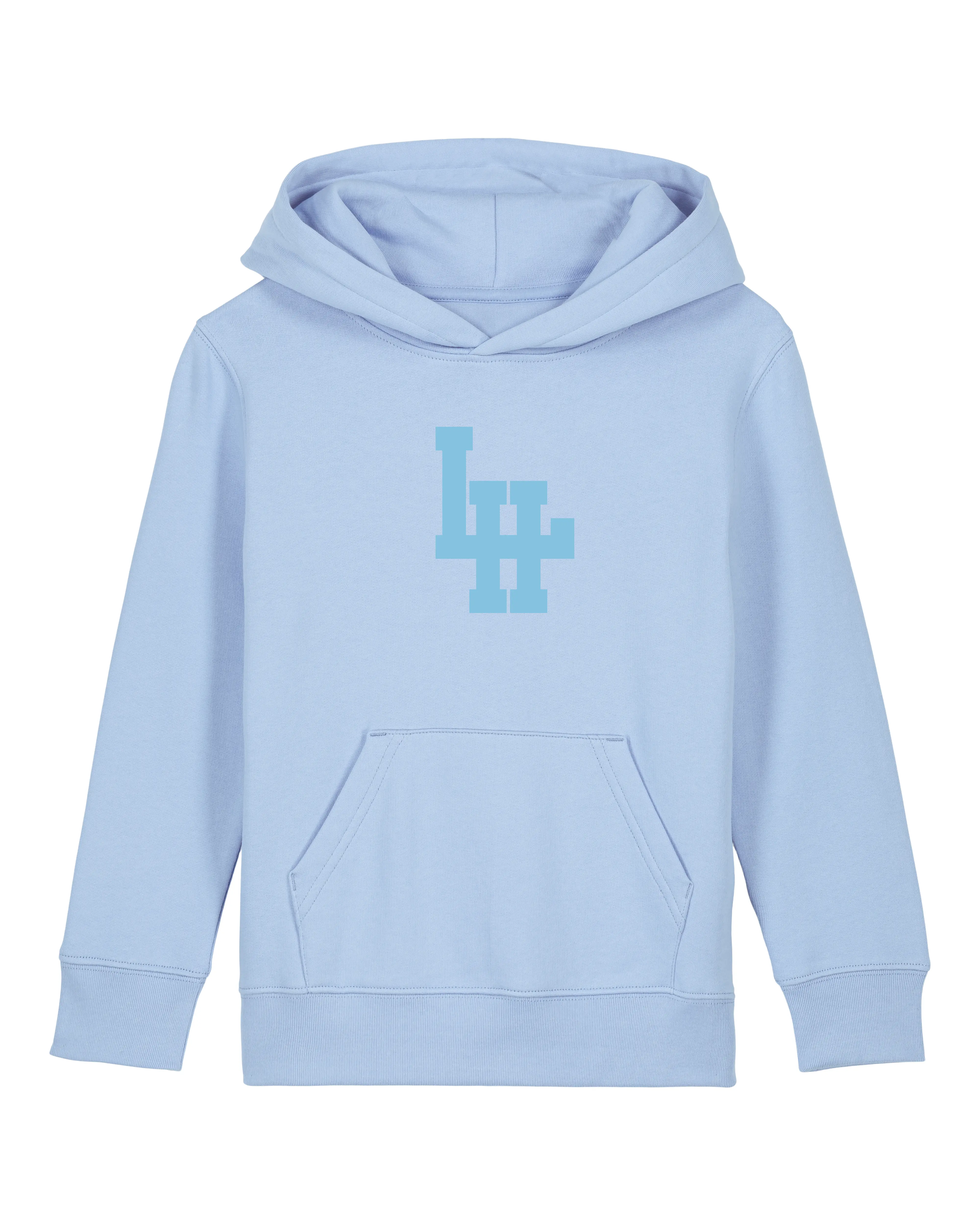 Hoodie Bio LH Kid Ciel (Bleu céleste)